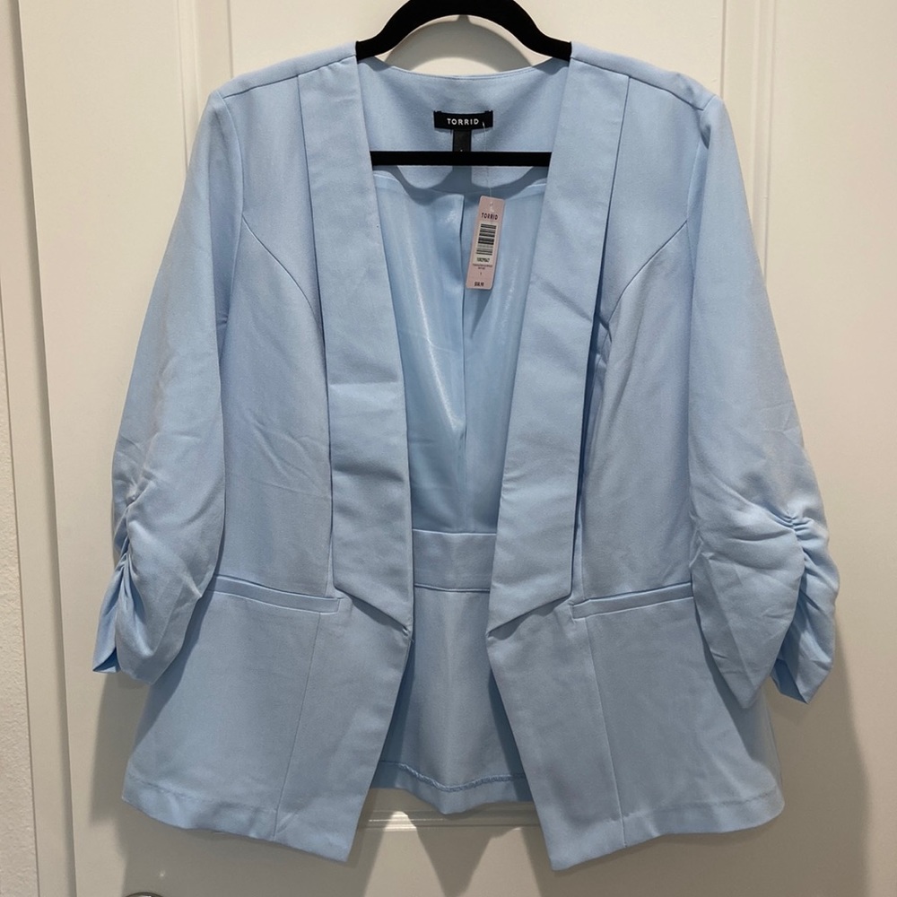 Powder Blue Suit Jacket